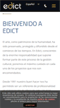 Mobile Screenshot of edict.es